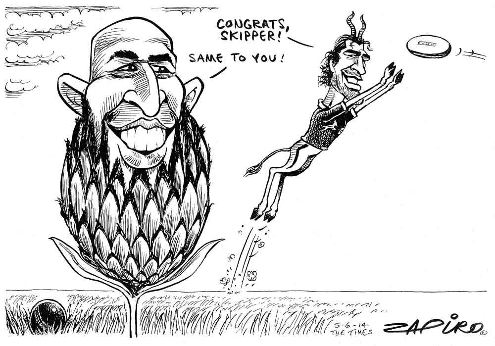 Zapiro: SA cricket’s Amla and Matfield