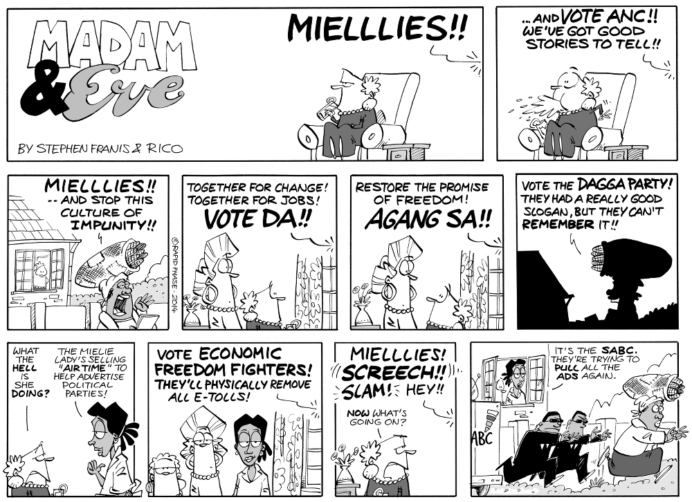 Madam and Eve: Mielies and voting
