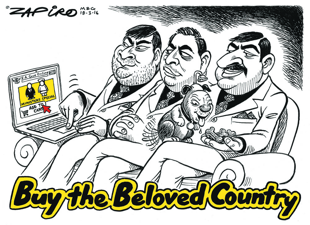 Zapiro: It’s all yours Guptas – for a price