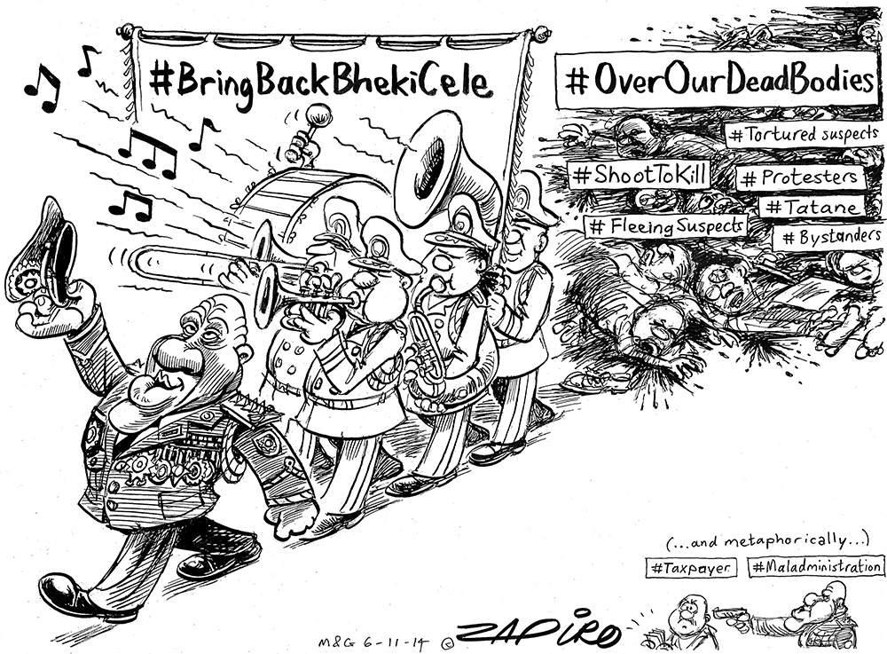 Zapiro: #BringBackBhekiCele ignores past transgressions