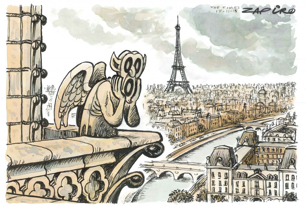 Zapiro: Shock and horror in the City of Love