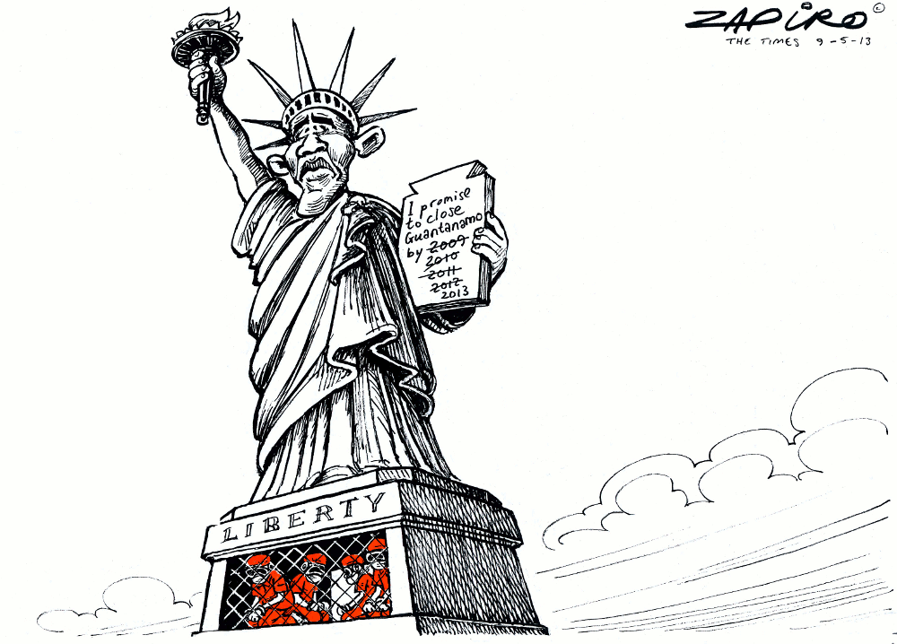 Zapiro: Obama on Guantánamo