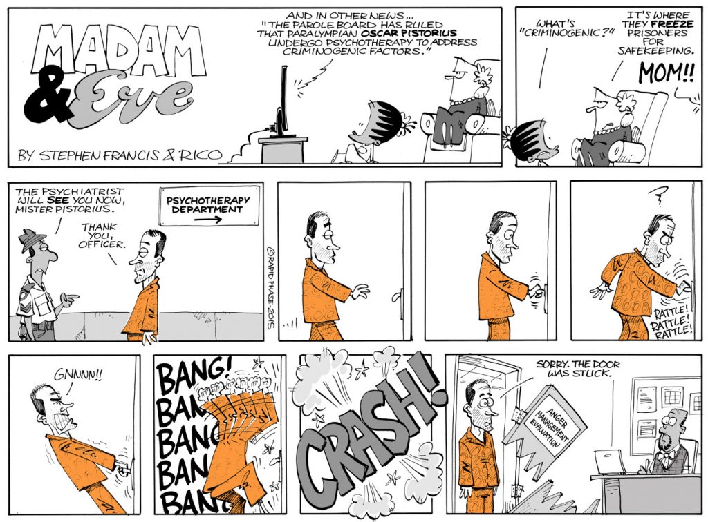 Madam and Eve: Oscar Pistorius and the psychiatrist