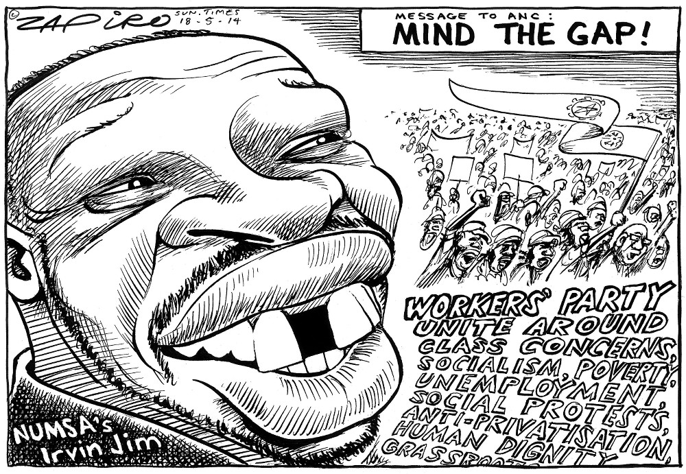 Zapiro: Mind Numsa’s gap
