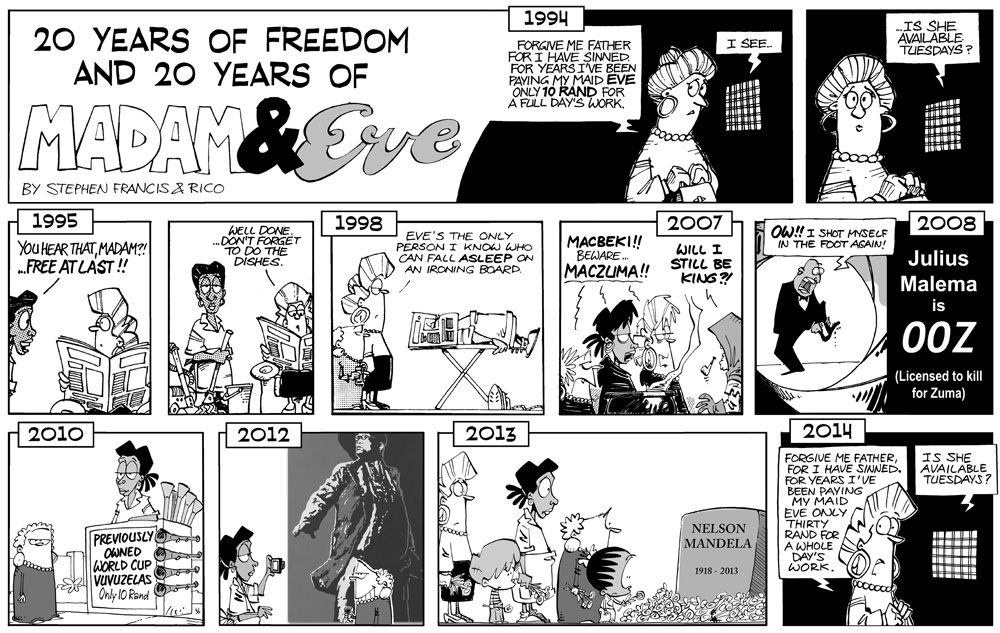 Madam and Eve: Twenty years of SA democracy