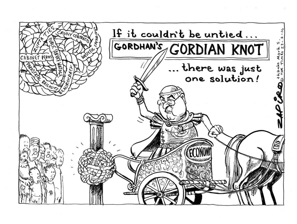 Zapiro: Can Gordhan free the economy from its constraints?