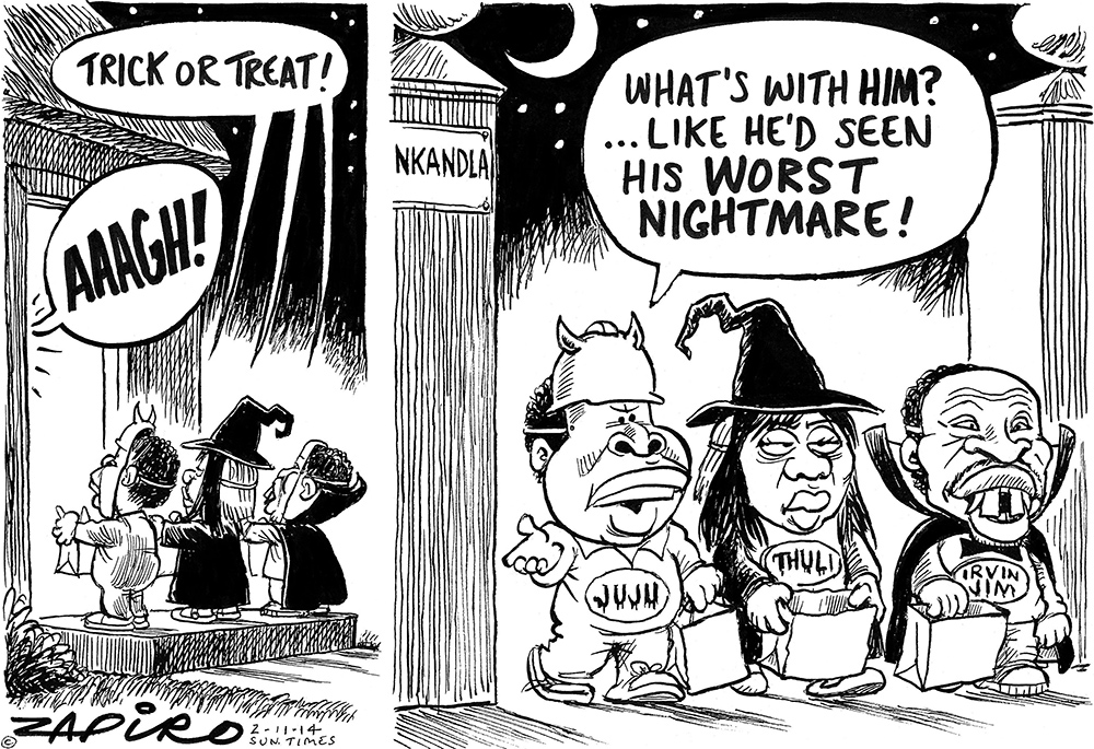 Zapiro: Zuma’s worst nightmares on Halloween