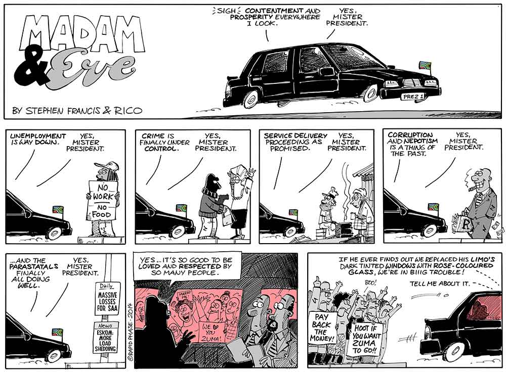Madam and Eve: All’s well in Zuma-land