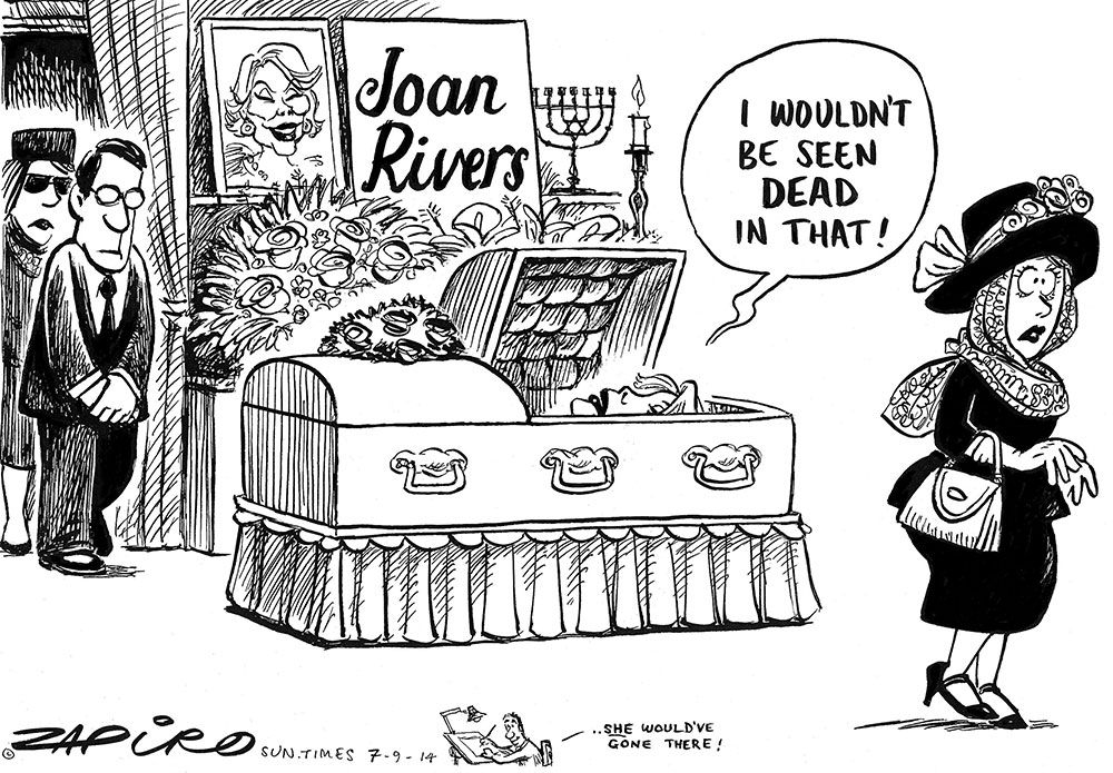 Zapiro: Joan Rivers still deadly from the grave