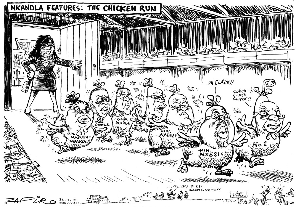 Zapiro: Thuli Madonsela and the Nkandla chickens