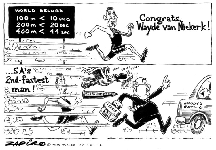 Zapiro: Prav and Wayde in the runnings