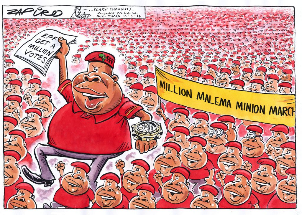 Zapiro: Julius Malema and the 2014 elections