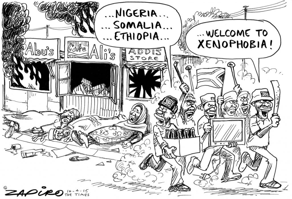 Zapiro: Dear Africa: With love, from SA