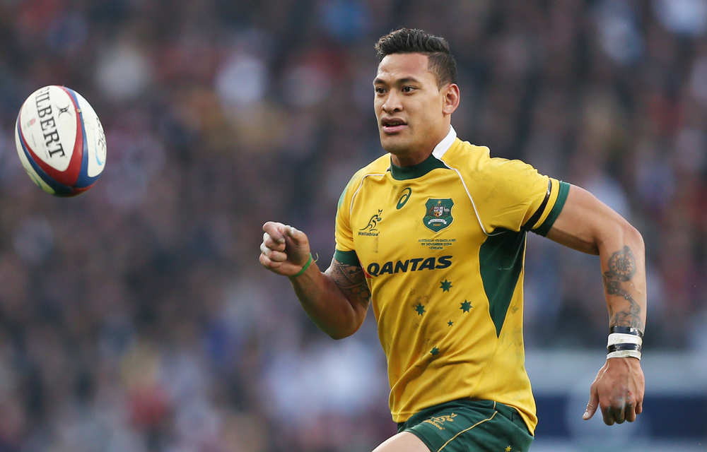 Wallabies fullback Israel Folau.