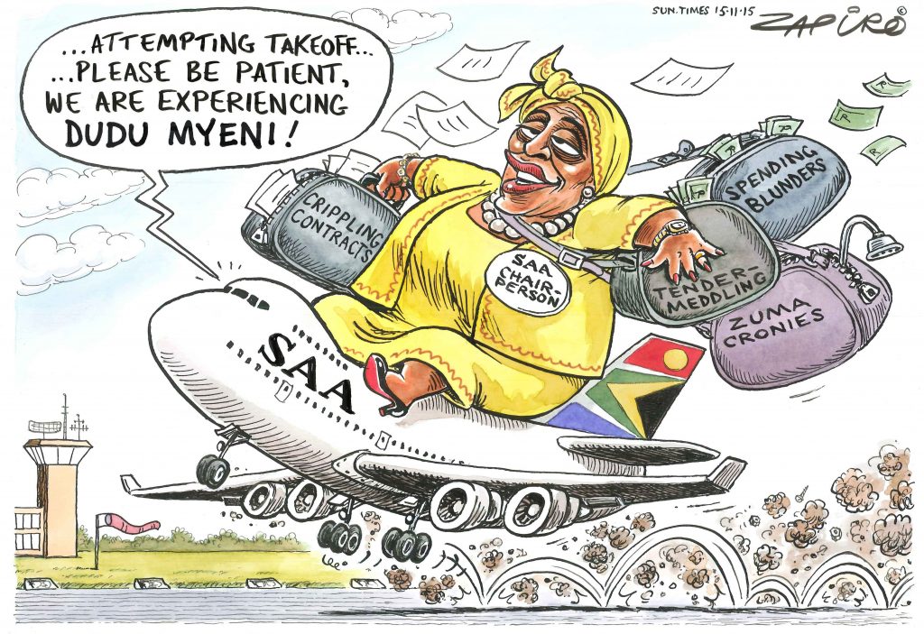 Zapiro: The case of Dudu Myeni turbulence