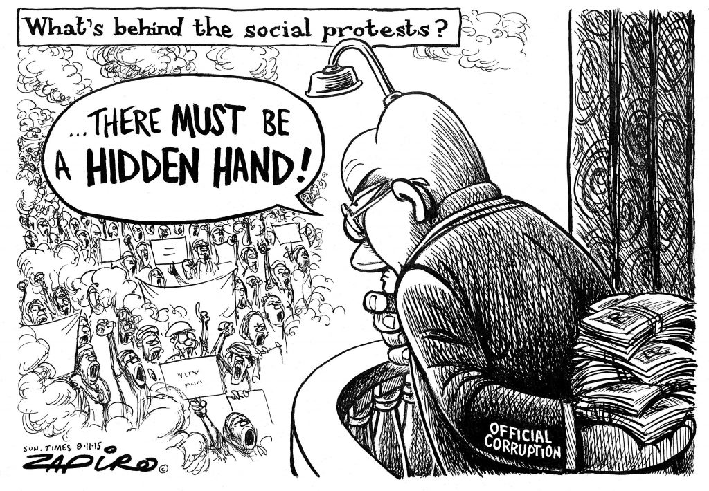 Zapiro: Zuma’s hidden hand hypocrisy