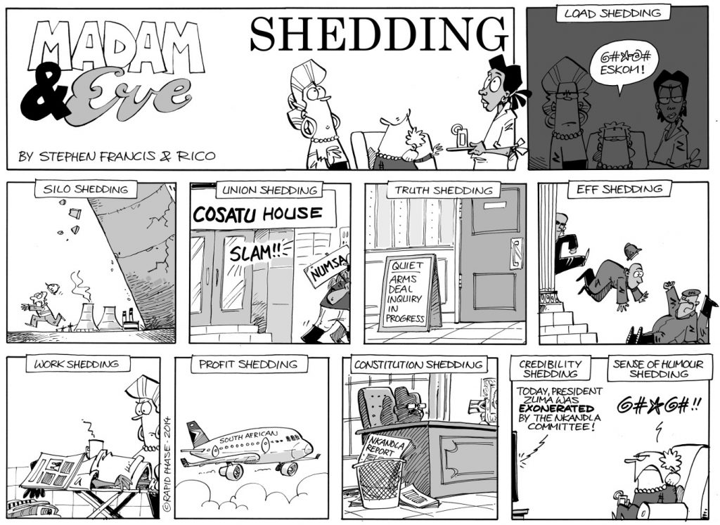 Madam and Eve: Madam & Eve: All sorts of 'shedding' in SA