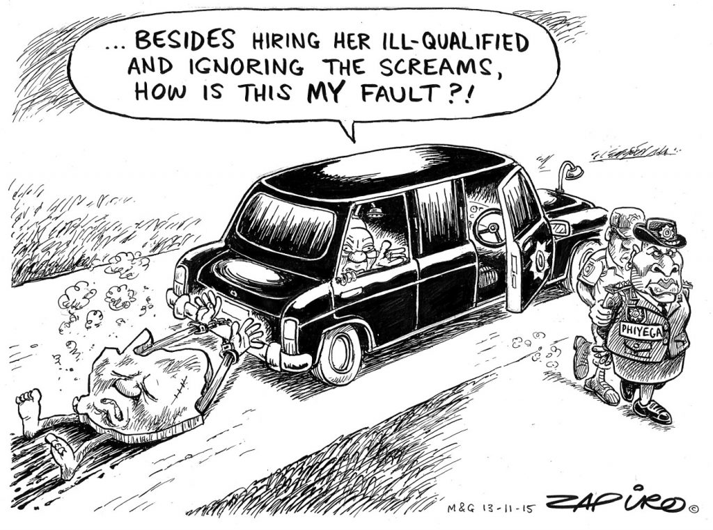 Zapiro: No responsibility for Phiyega’s incompetence