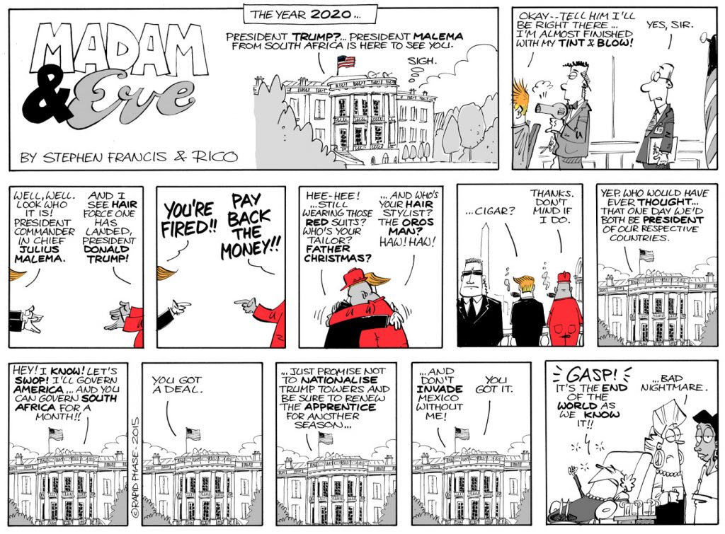 Madam and Eve: President Trump and President Malema
