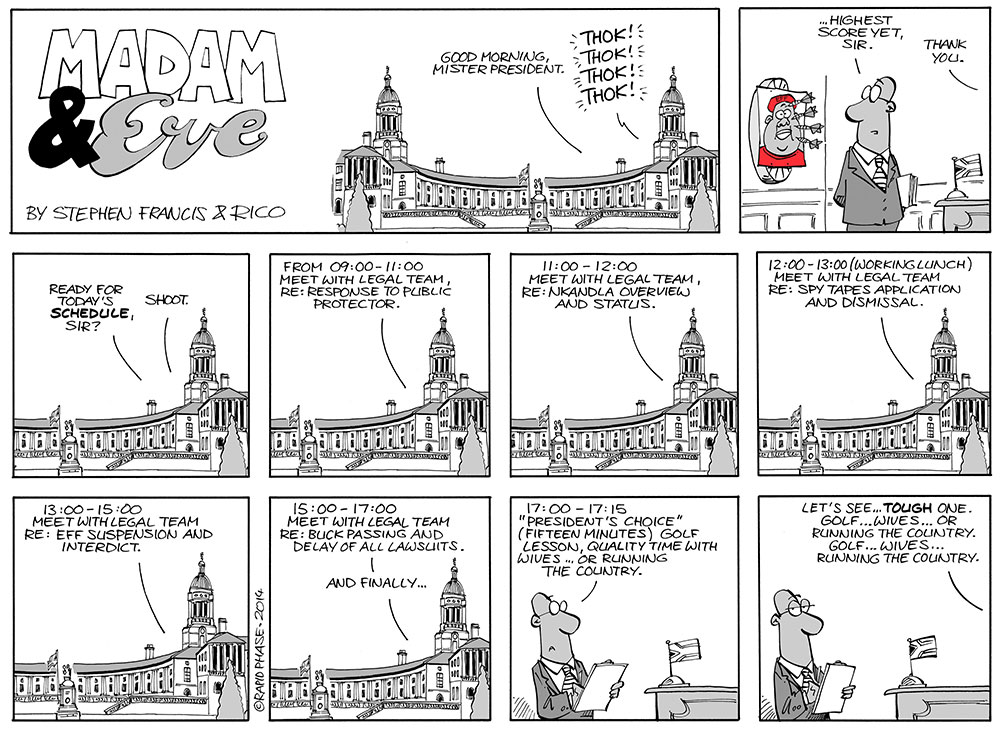 Madam and Eve: Zuma’s priorities dilemma