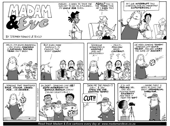 Madam and Eve: Pitso Mosimane