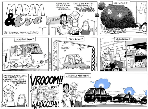 Madam and Eve: Transport