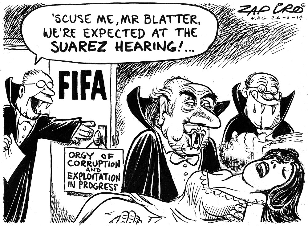 Zapiro: Fifa deals with Suarez