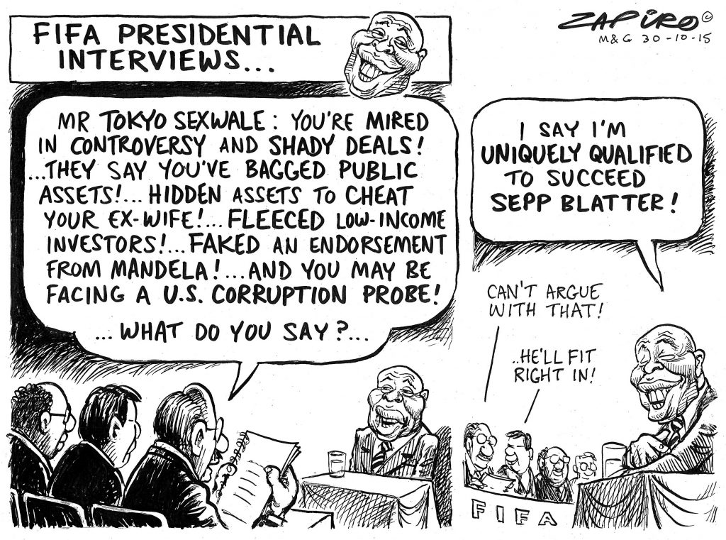 Zapiro: Sexwale: Perfect for Sepp’s post