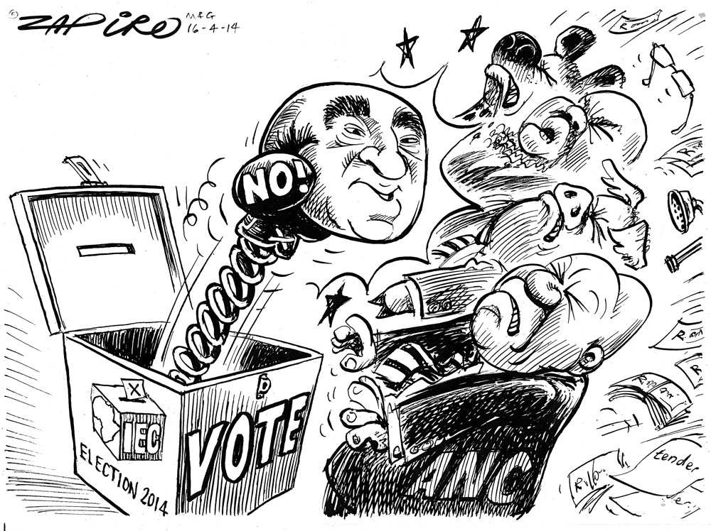 Zapiro: Ronnie Kasrils and the 2014 elections