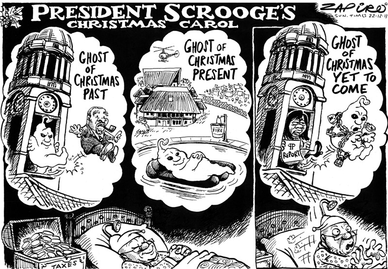 Zapiro: Zuma and the ghosts of Christmas