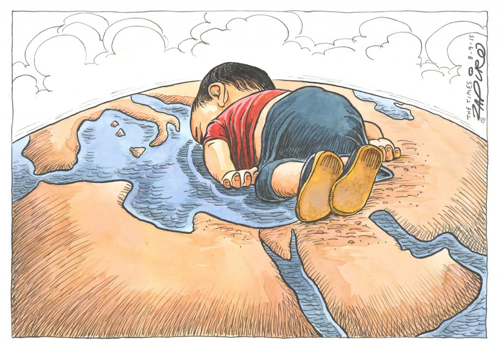 Zapiro: Drowning migrants tragedy captured in one shot