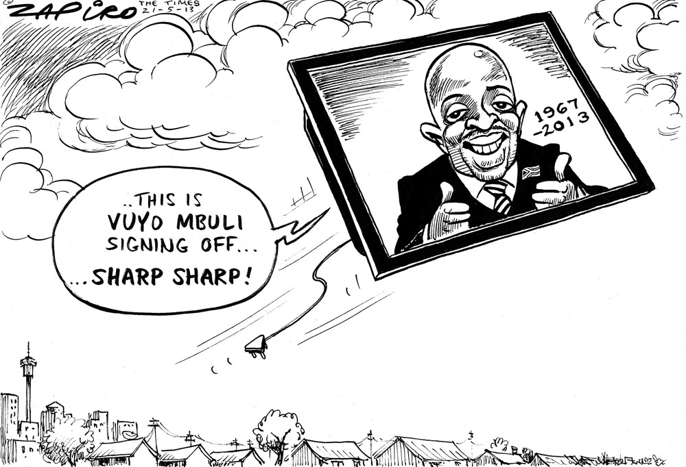 Zapiro: Vuyo Mbuli signing off