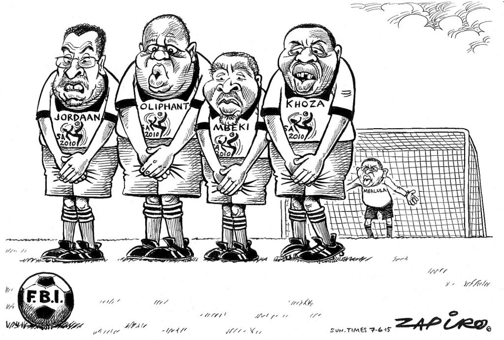 Zapiro: Watch out for the penalty, boys
