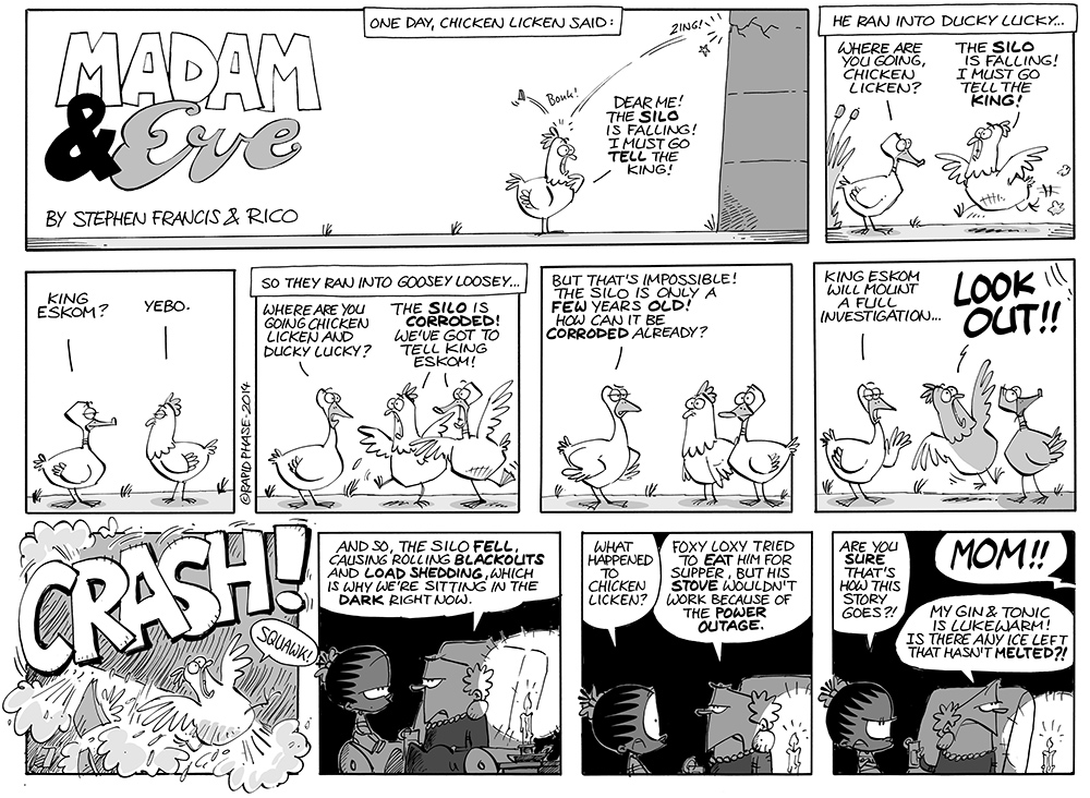 Madam and Eve: The silo is falling! Let’s tell King Eskom!