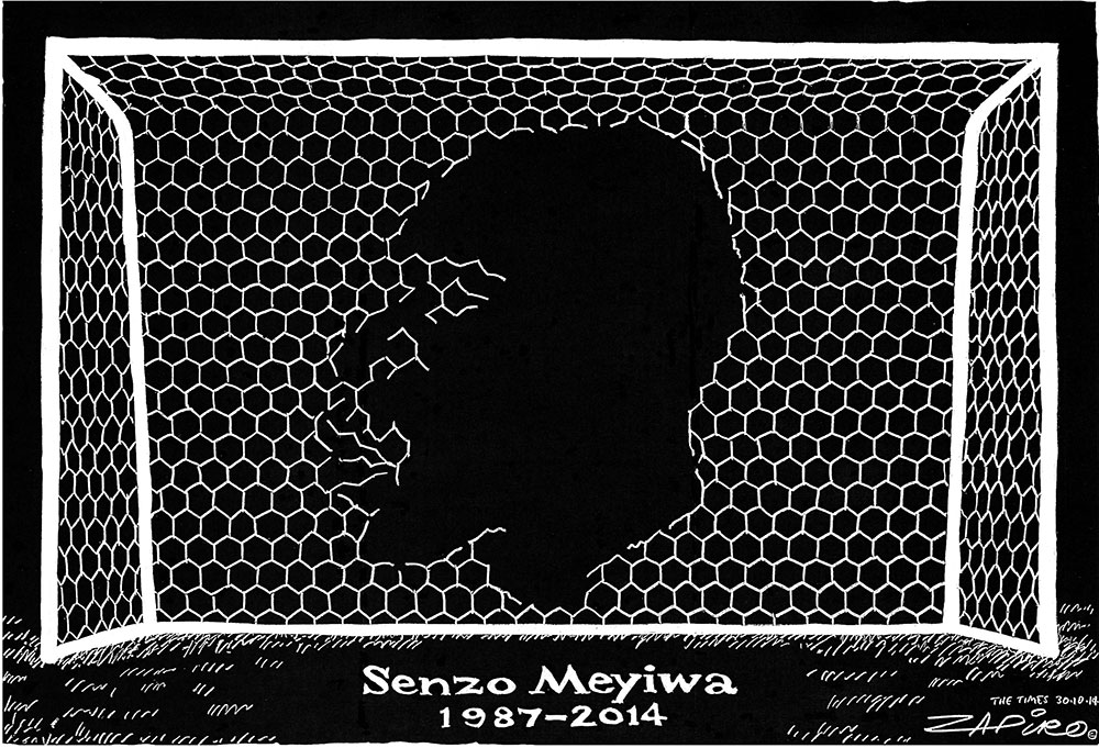 Zapiro: In memory of Senzo Meyiwa