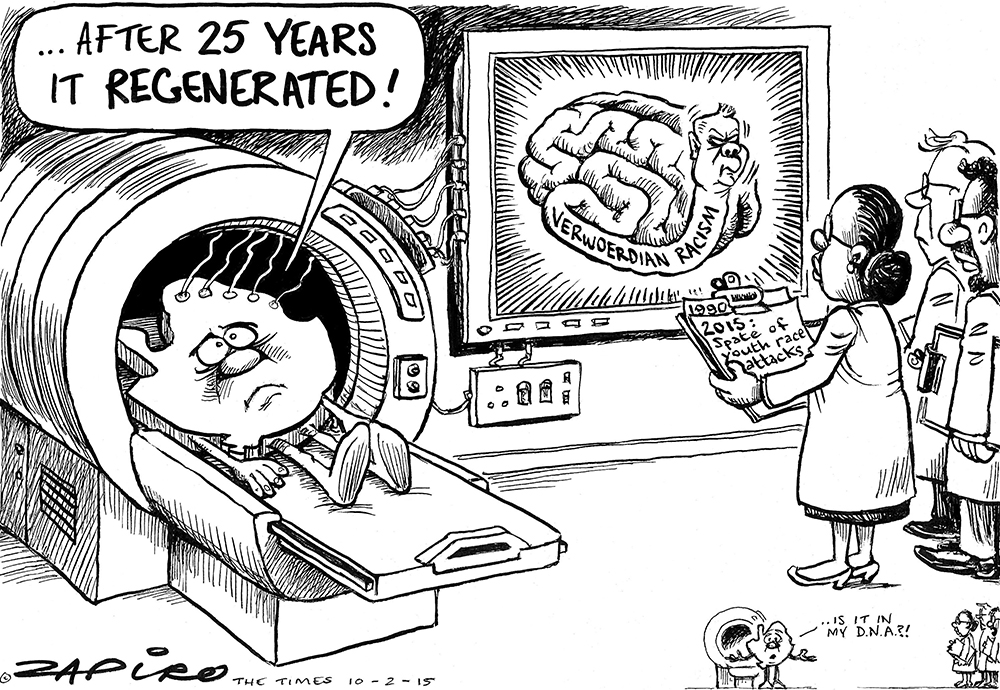 Zapiro: Bearing the symptoms of an old SA