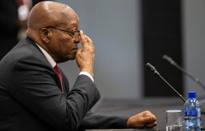 Former president Jacob Zuma and now leader of uMkhonto weSizwe party.