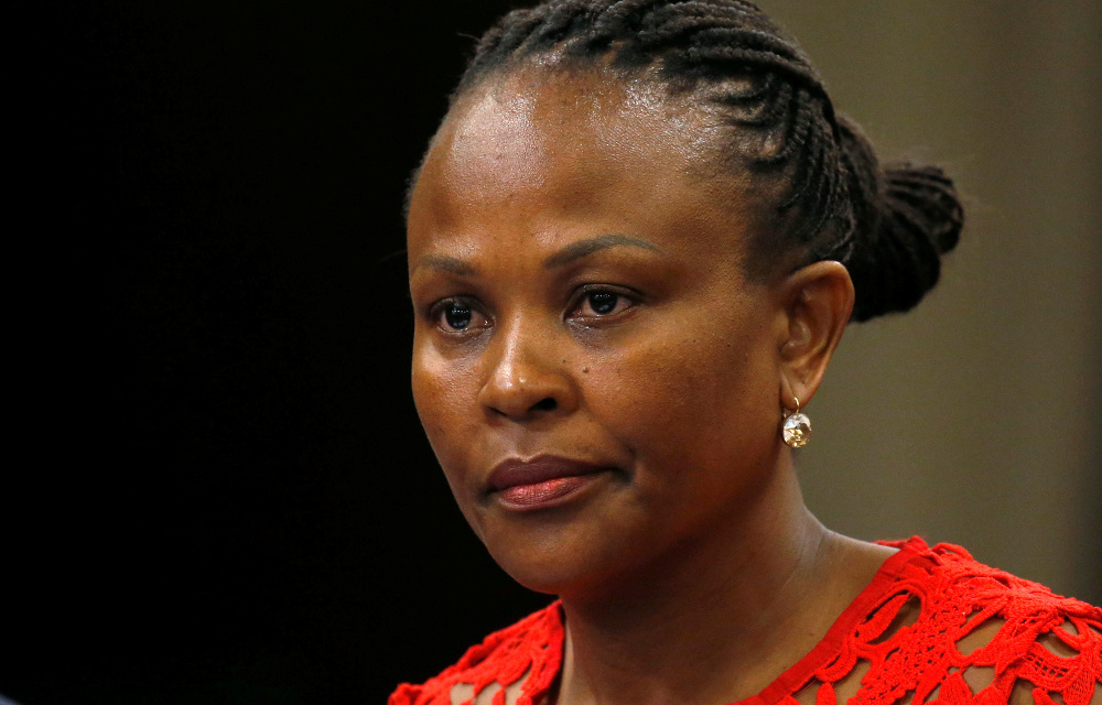 Public Protector Busisiwe Mkhwebane.