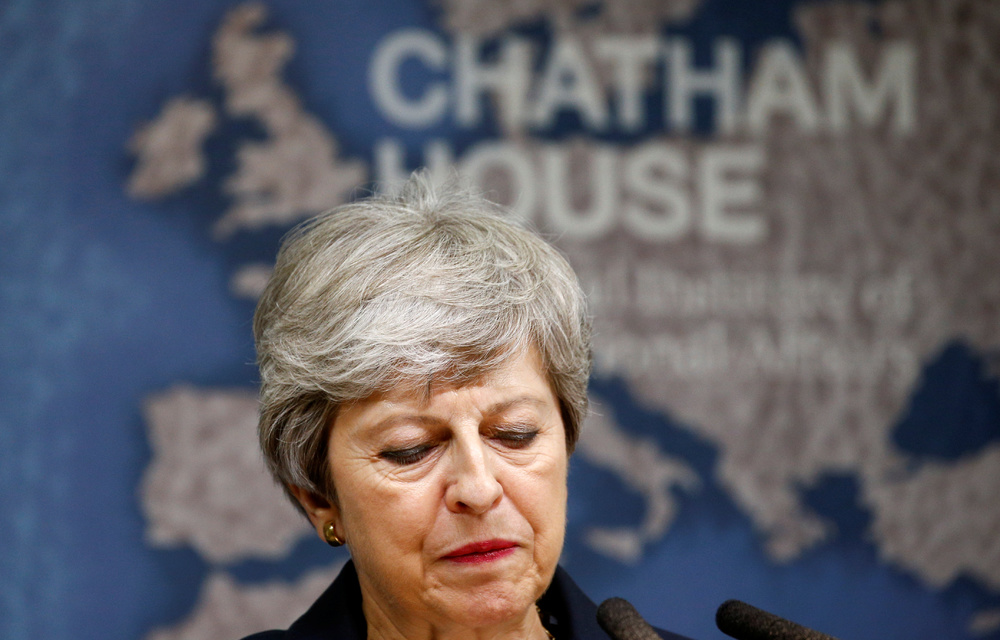 May became prime minister in the aftermath of the 2016 Brexit referendum which swept away her predecessor David Cameron.