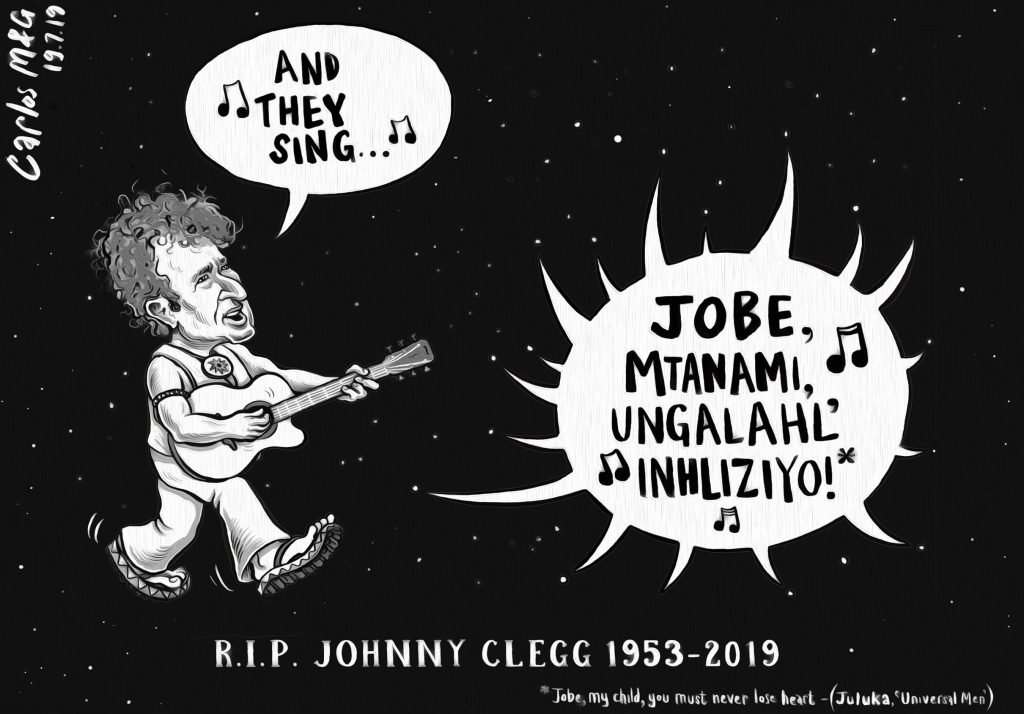 Carlos: RIP Johnny Clegg