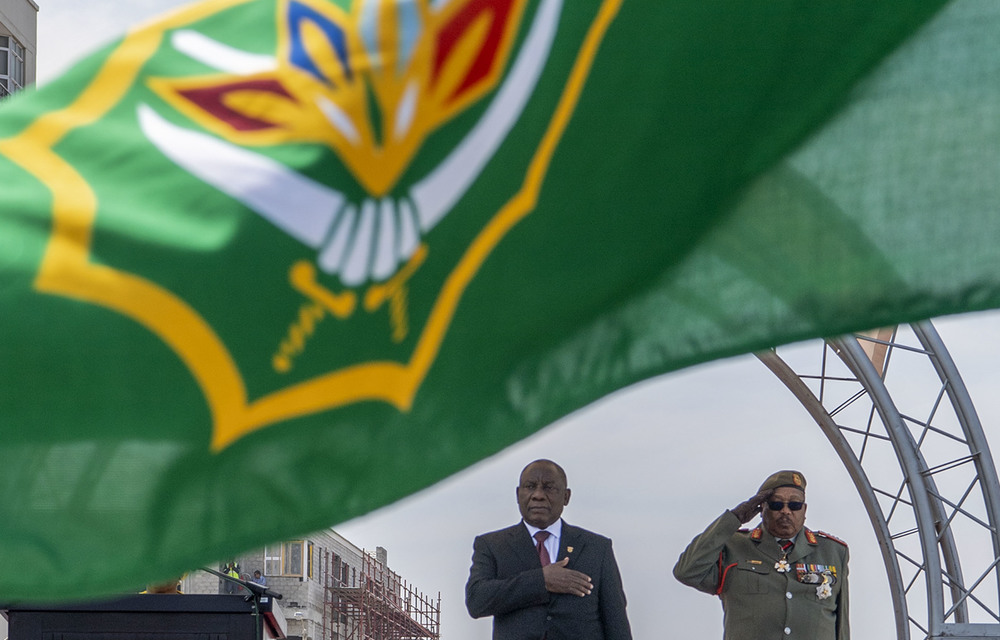 Top brass: The South African National Defence Force’s General Solly Shoke