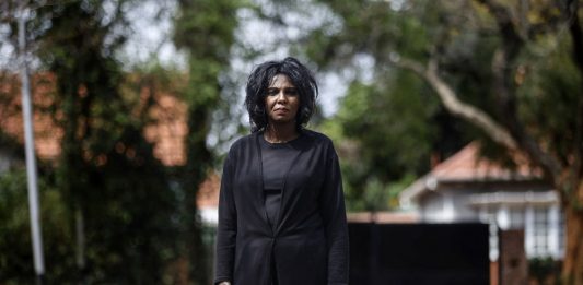 Bond: Pinky Mashiane comes from a family of domestic workers and was one herself