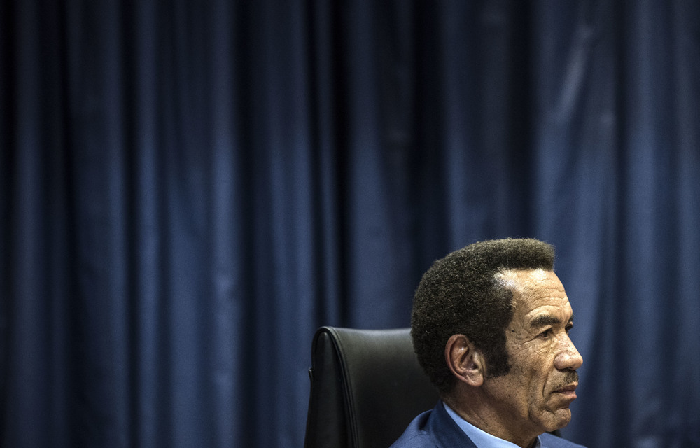 Former Botswana president Ian Khama.