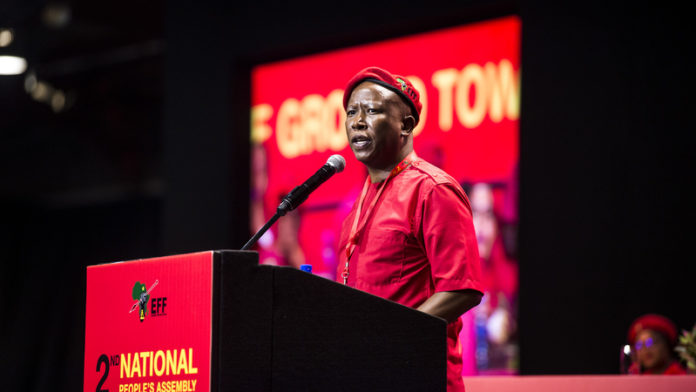 EFF produces ambitious manifesto, promising land redistribution – The