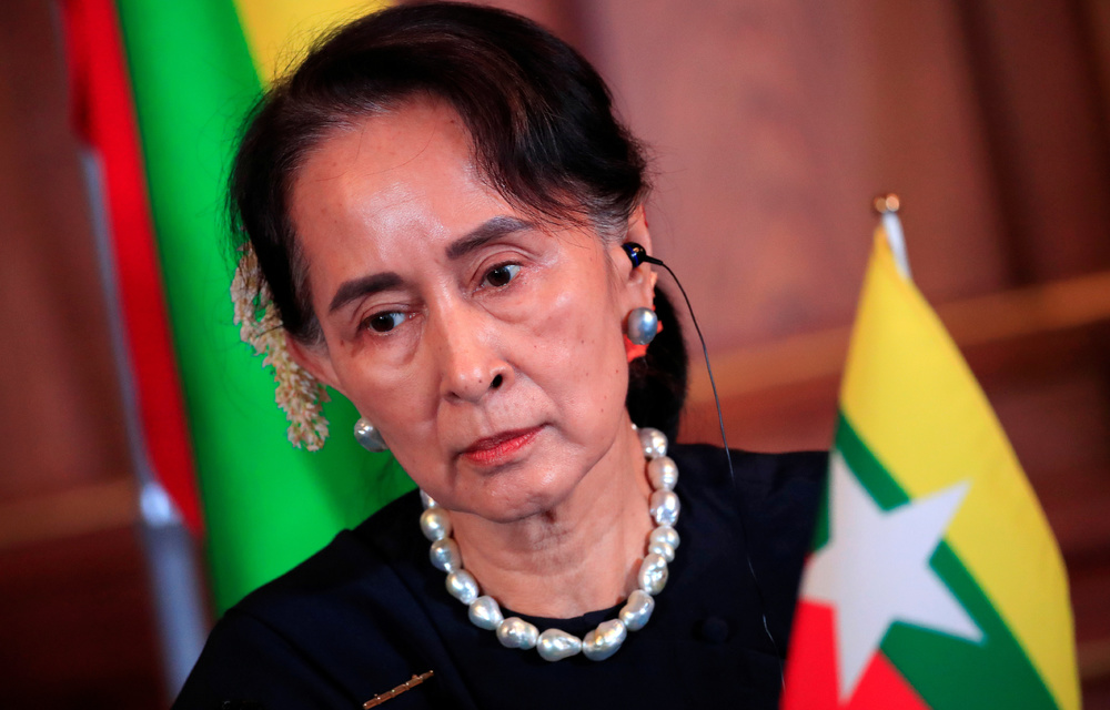 Myanmar’s state counsellor Aung San Suu Kyi.