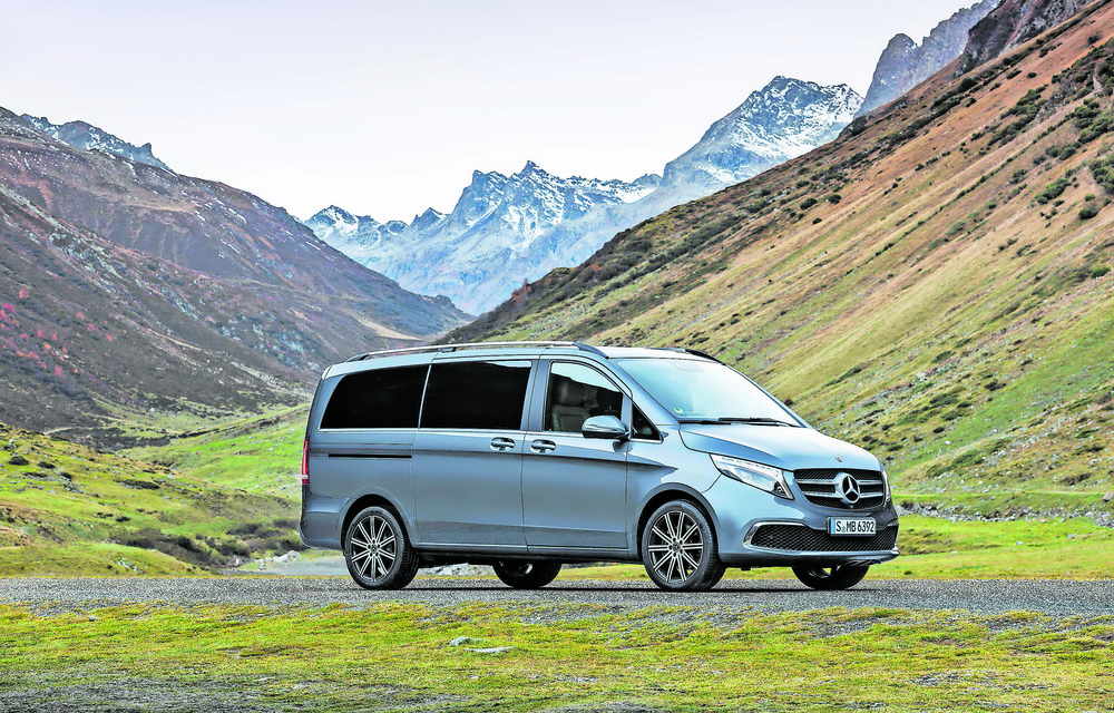 Mover: The Mercedes-Benz V250d is an ideal vehicle for a long road trip. It’s spacious