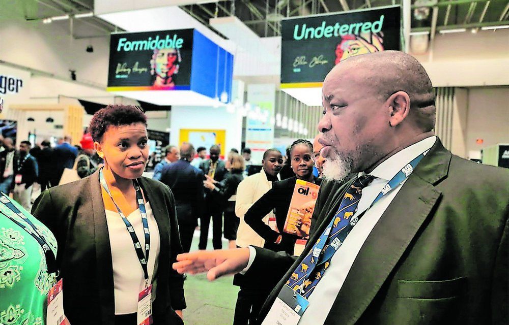 Gwede Mantashe Minister for Mineral Resources and Energy at Africa Oil Week 2019