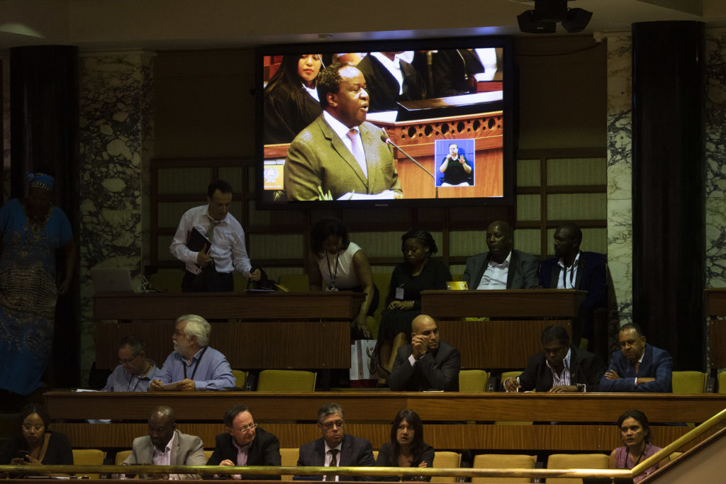 February 26 2020 Budget Media Briefing Parliament, Cape Town. Photo By David Harrison