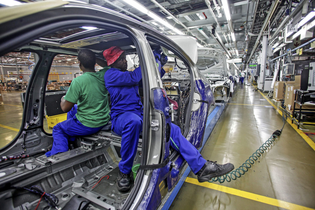 Automobile Manufacture At Bmw Ag's Rosslyn Plant