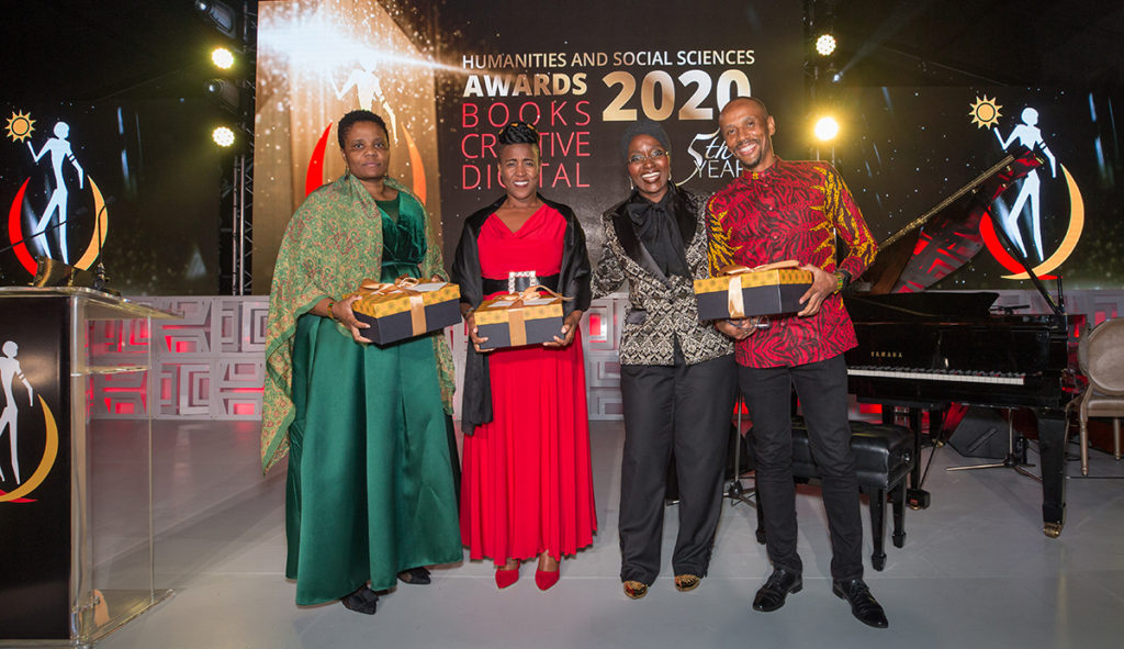 Black Academic Voices – The South African Experience”, by Grace Khunou, Hugo Canham, Katijah Khoza-Shangase and Edith Dinong Phaswana, was the deserving winner for the Best Non-Fiction: Edited Volume Award. (Courtesy of NIHSS)
